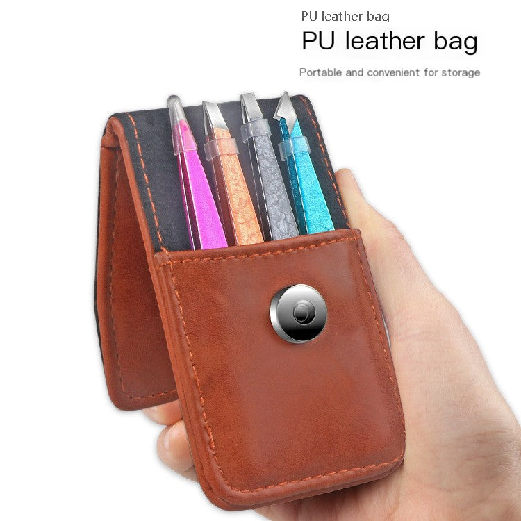 Dual-Purpose Eyebrow Tweezers Kit