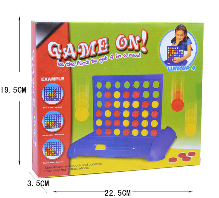 3D Connect-Four Kids Game - Strategy Toy