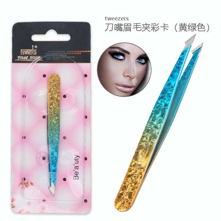 Dual-Purpose Eyebrow Tweezers Kit