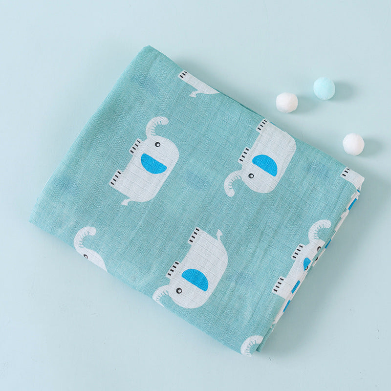 Cotton Cozy Cartoon Baby Wrap