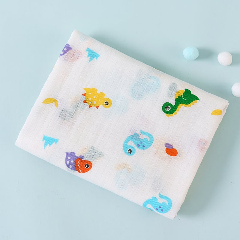 Cotton Cozy Cartoon Baby Wrap